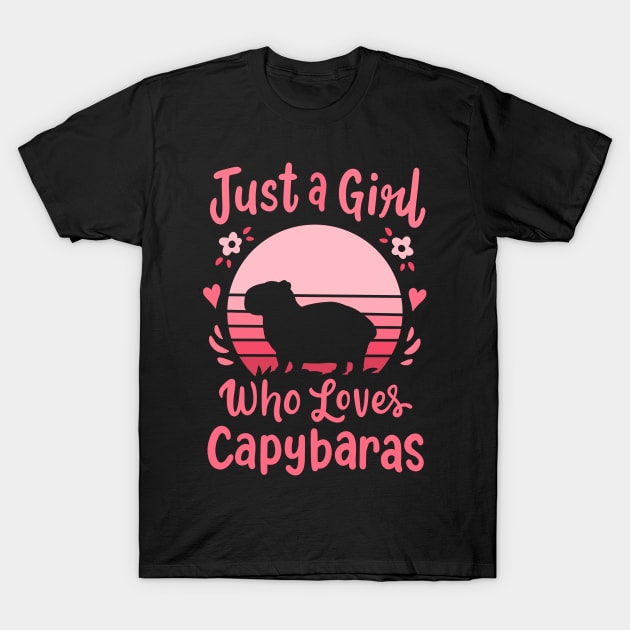 Capybara Capybara Lover T-Shirt by KAWAIITEE
